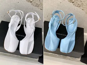 Dries Van Noten new open-toe slingback high-heeled shoes-5755  